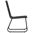 vidaXL Patio Chairs 2 pcs Poly Rattan Black