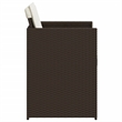 vidaXL Patio Chairs with Cushions 4 pcs Brown Poly Rattan