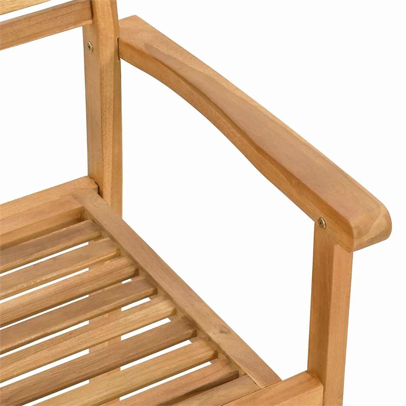 vidaXL Chair 8 pcs Brown Solid Teak Wood