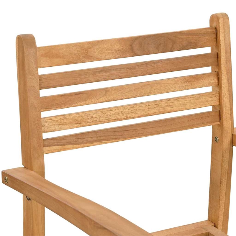 vidaXL Chair 8 pcs Brown Solid Teak Wood