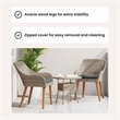 vidaXL Garden Chair 2 pcs Black Poly Rattan
