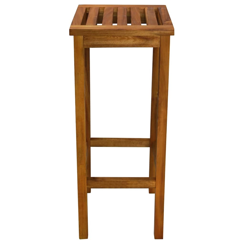 vidaXL Bar Chairs 2 pcs Solid Acacia Wood