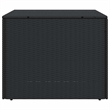 vidaXL Garden Storage Box Black 76.9 Gal Poly Rattan