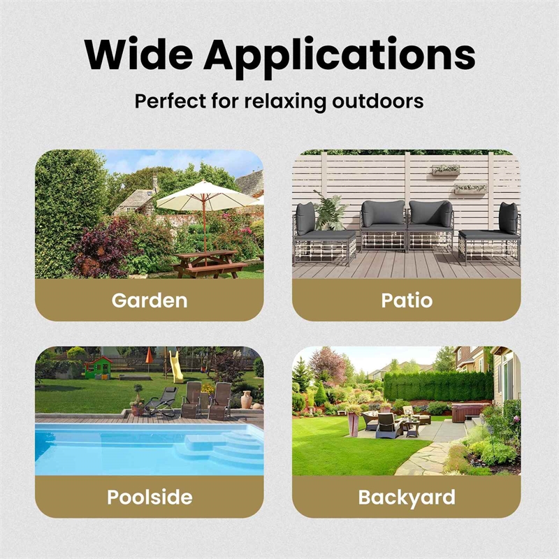 vidaXL Reclining Garden Chair Black and Turquoise Poly Rattan
