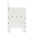 vidaXL Garden Chair 4 pcs White Polypropylene