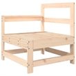 vidaXL Patio Chair with Cushions Solid Wood Pine