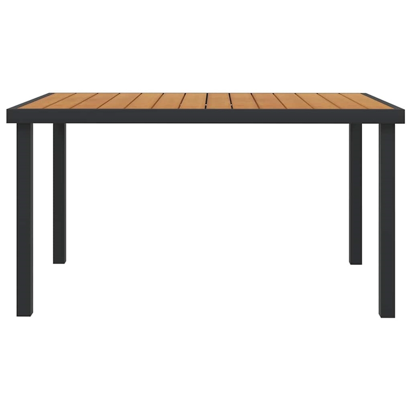 vidaXL Patio Table Brown 55.1