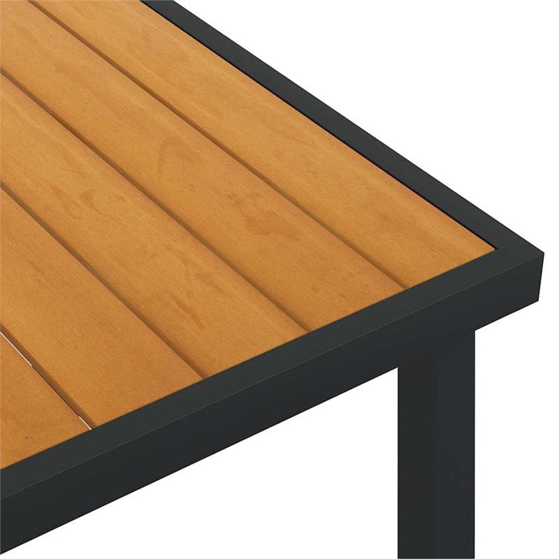 vidaXL Patio Table Brown 55.1