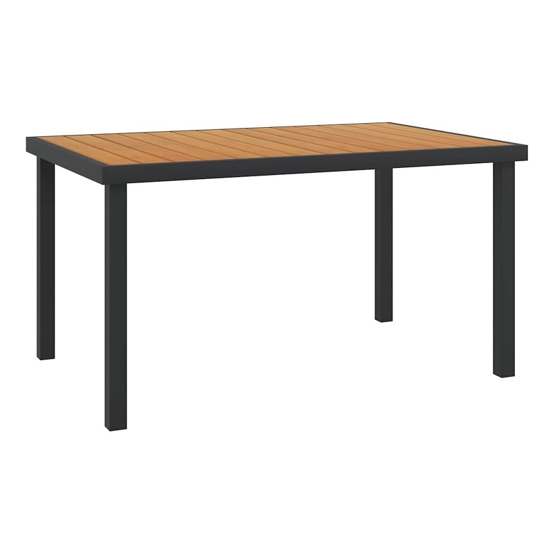 vidaXL Patio Table Brown 55.1