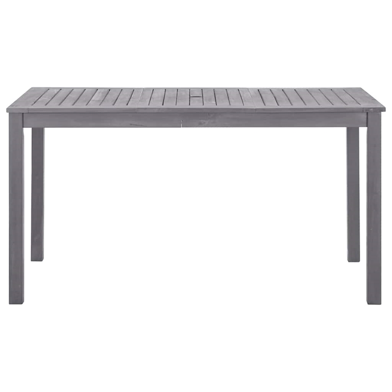 vidaXL Patio Table Gray Wash 55.1