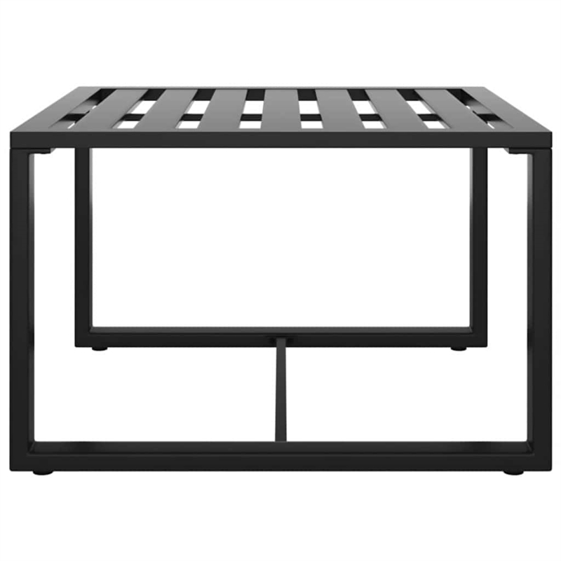 vidaXL 3 Piece Patio Sofa Set with Cushions Aluminum Anthracite