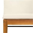 vidaXL 2 pcs Garden Lounge Set with Cushions Solid Acacia Wood & Rope