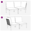 vidaXL 2 pcs Garden Lounge Set with Cushions Solid Acacia Wood & Rope