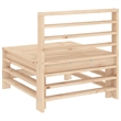 vidaXL Patio Middle Sofa Solid Wood Pine