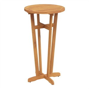 vidaXL Patio Bar Table 23.6&quotx41.3&quot Solid Wood Acacia