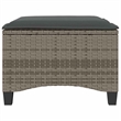 vidaXL Patio Stools with Cushions 2 pcs Gray 21.7