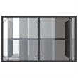 vidaXL 2 Piece Patio Dining Set with Cushions Black Poly Rattan