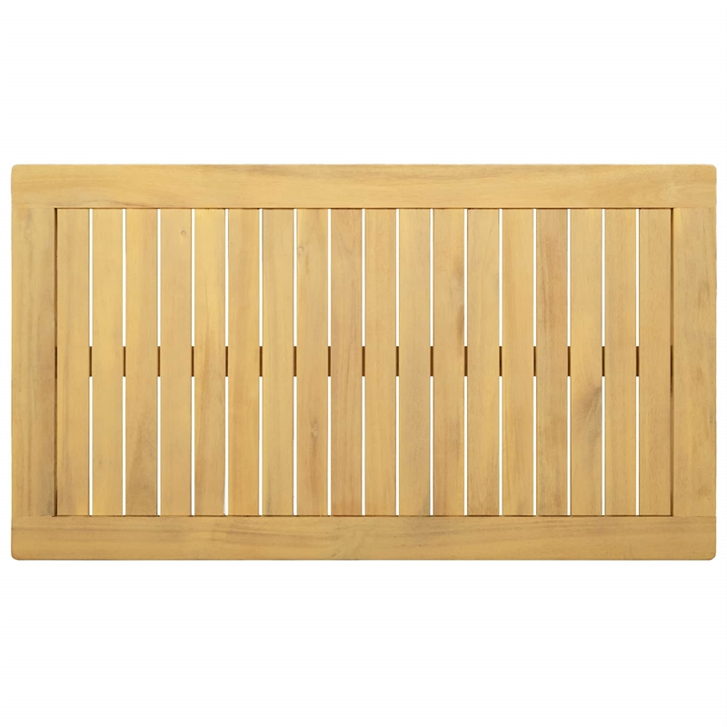 vidaXL Coffee Table Light Acacia 35.43 x 19.69 x 14.17 in