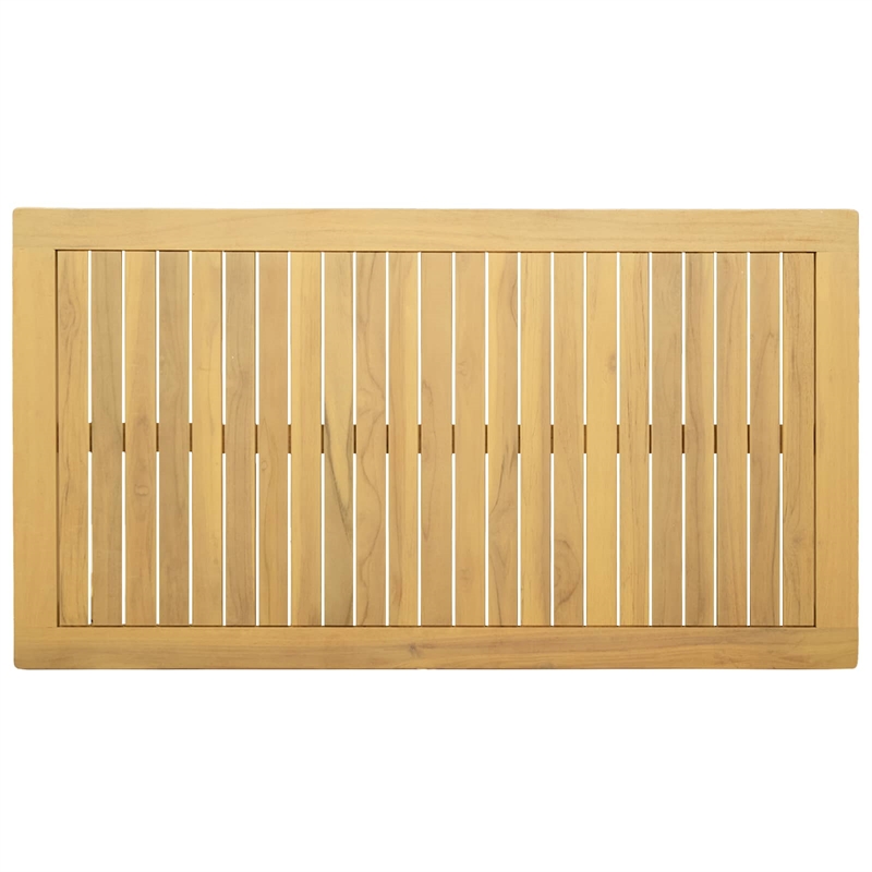 vidaXL Coffee Table Light Acacia 43.31 x 23.62 x 17.72 in