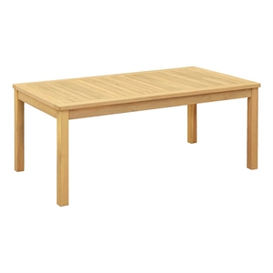 vidaXL Coffee Table Light Acacia 43.31 x 23.62 x 17.72 in