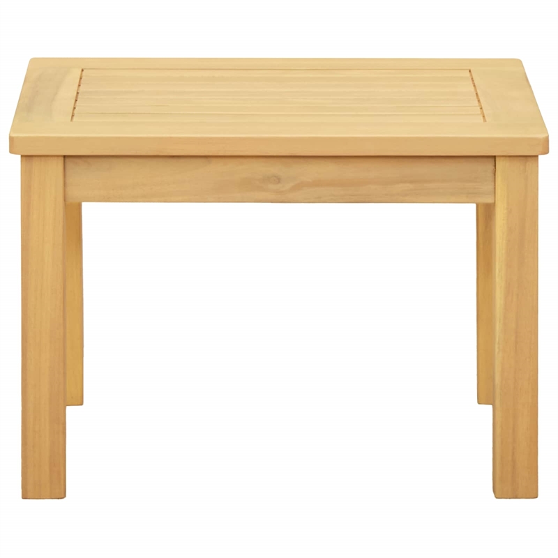 vidaXL Coffee Table Light Acacia 19.69 x 13.78 x 14.17 in