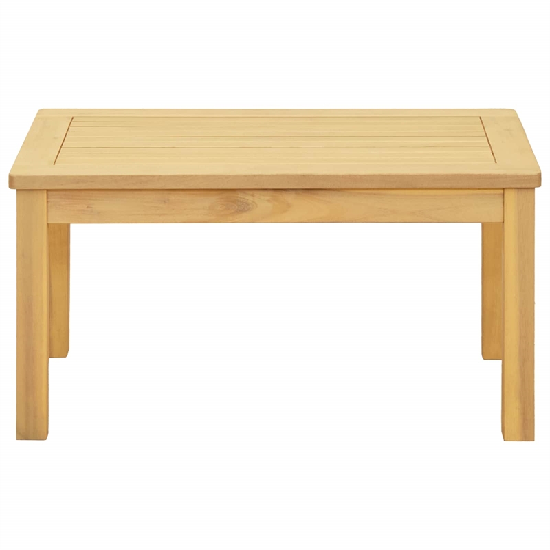 vidaXL Coffee Table Light Acacia 27.56 x 15.75 x 14.17 in