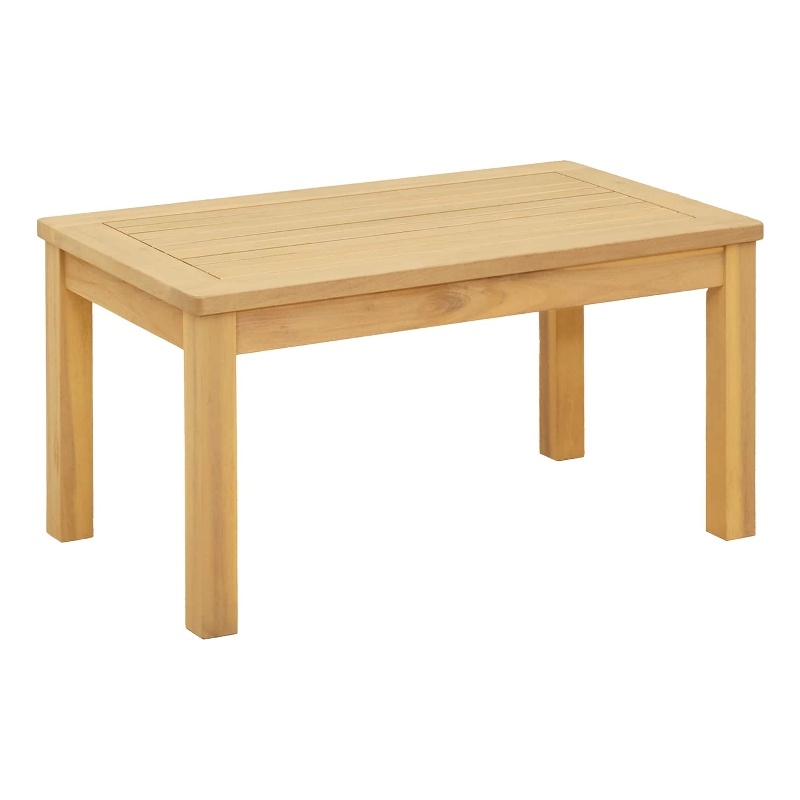 vidaXL Coffee Table Light Acacia 27.56 x 15.75 x 14.17 in