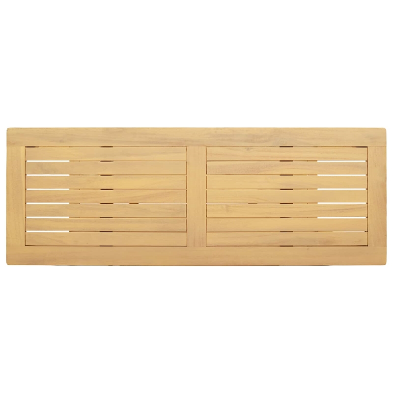 vidaXL Garden Console Table Light Acacia 43.31 x 15.75 x 29.53 in