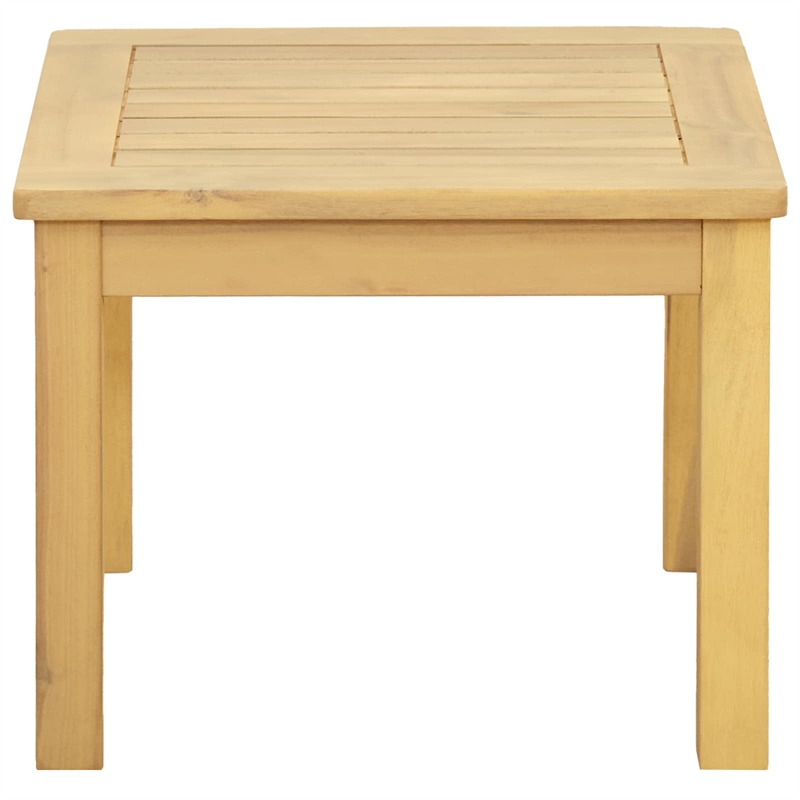 vidaXL Coffee Table Light Acacia 17.72 x 17.72 x 14.17 in