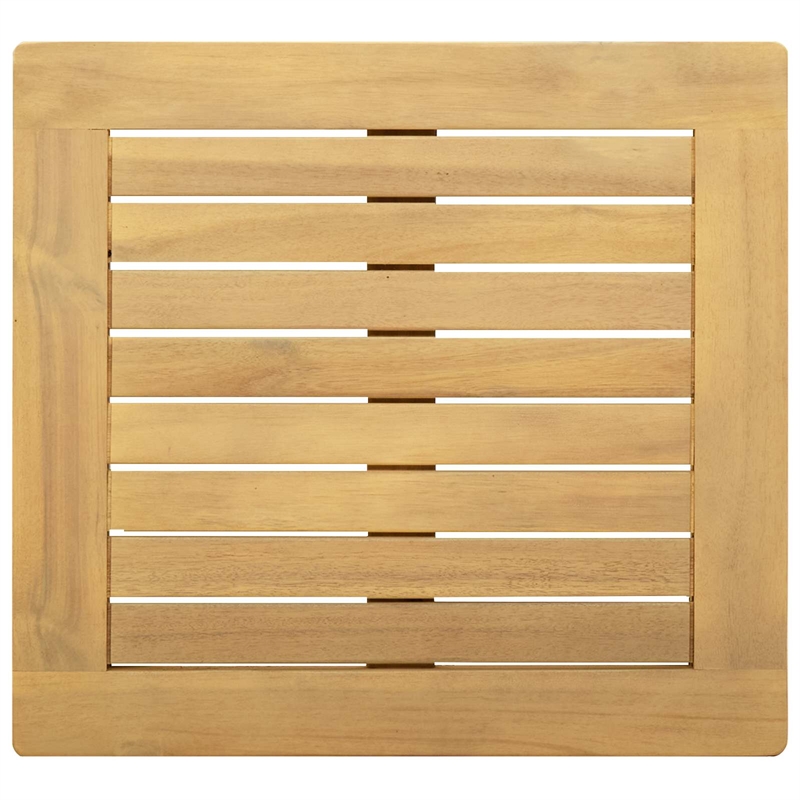 vidaXL Coffee Table Light Acacia 17.72 x 17.72 x 14.17 in