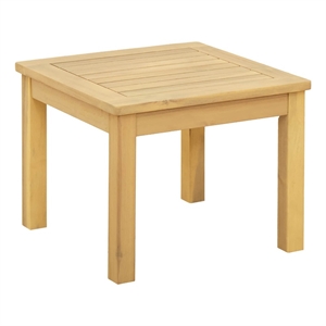 vidaXL Coffee Table Light Acacia 17.72 x 17.72 x 14.17 in