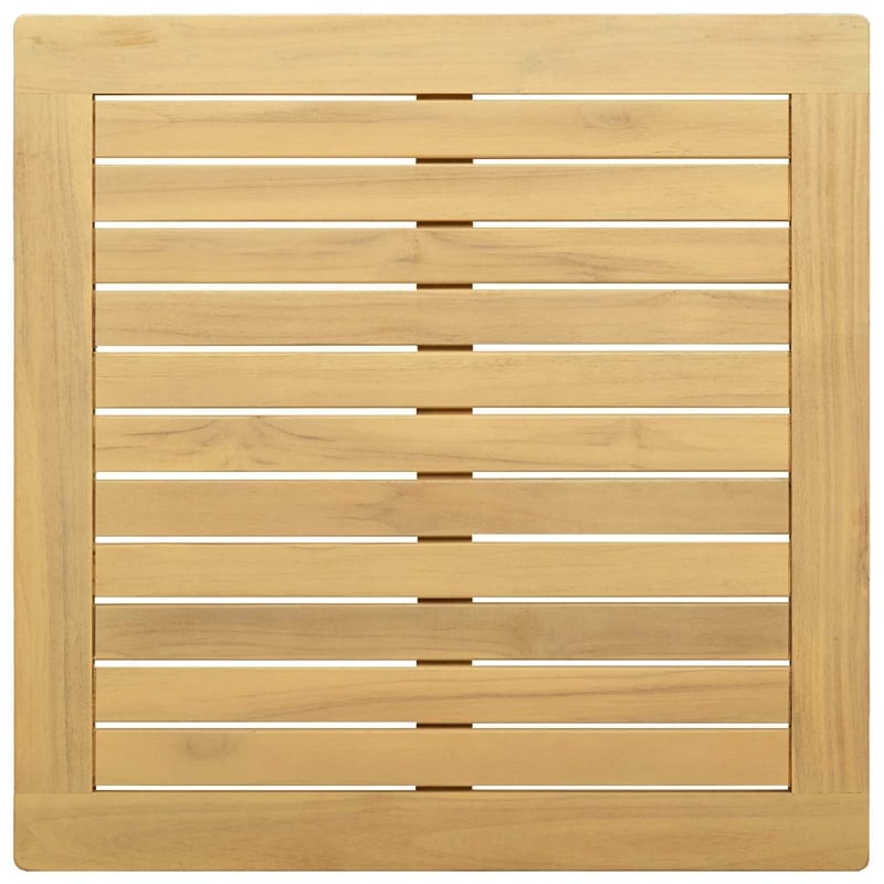 vidaXL Coffee Table Light Acacia 23.62 x 23.62 x 14.17 in