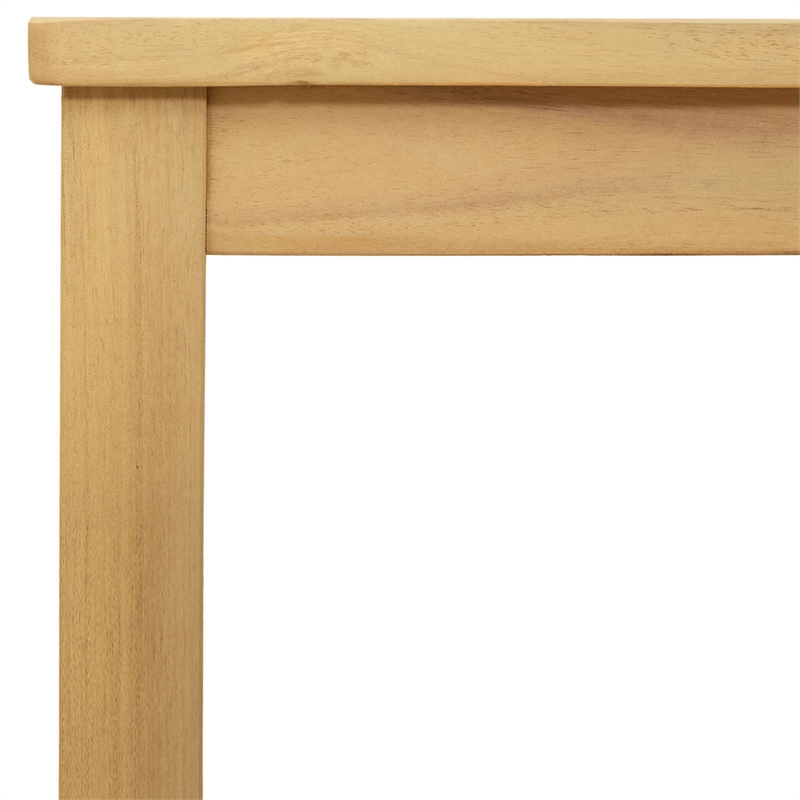vidaXL Coffee Table Light Acacia 23.62 x 23.62 x 14.17 in