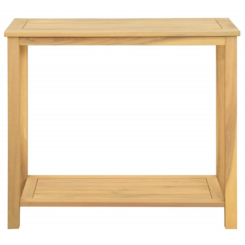 vidaXL Garden Console Table Light Acacia 31.50 x 13.78 x 29.53 in