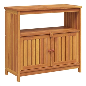 vidaXL Patio Console Table 31.5&quotx13.8&quotx29.5&quot Solid Wood Acacia