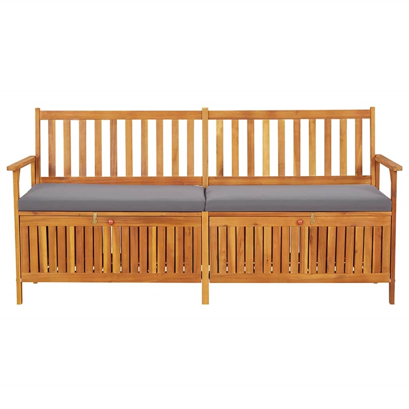 vidaXL Storage Bench with Cushion 66.9