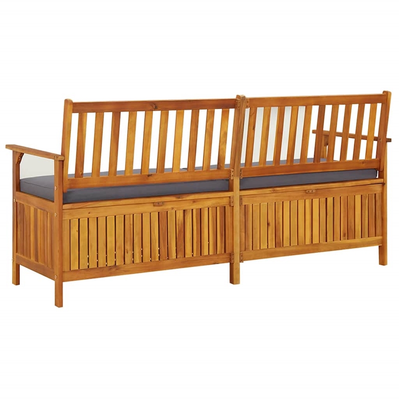 vidaXL Storage Bench with Cushion 66.9