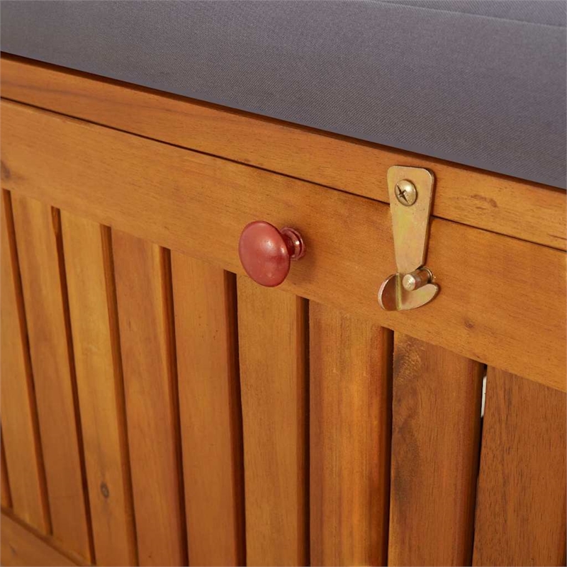 vidaXL Storage Bench with Cushion 66.9