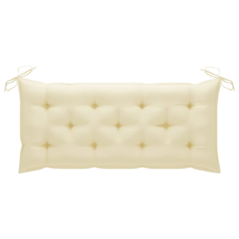 vidaXL Patio Bench with Cushion 47.2