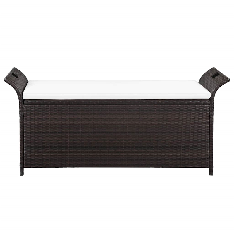 vidaXL Storage Bench with Cushion 54.3
