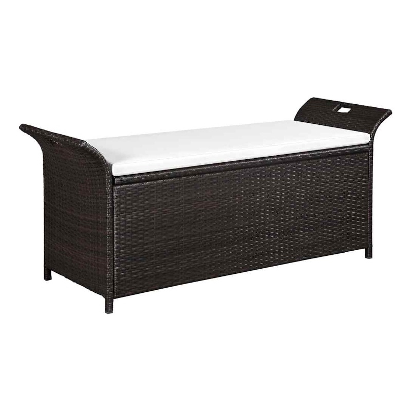 vidaXL Storage Bench with Cushion 54.3