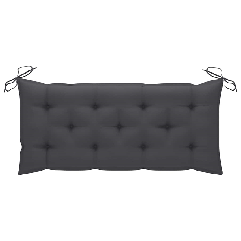 vidaXL Patio Bench with Cushion 47.2