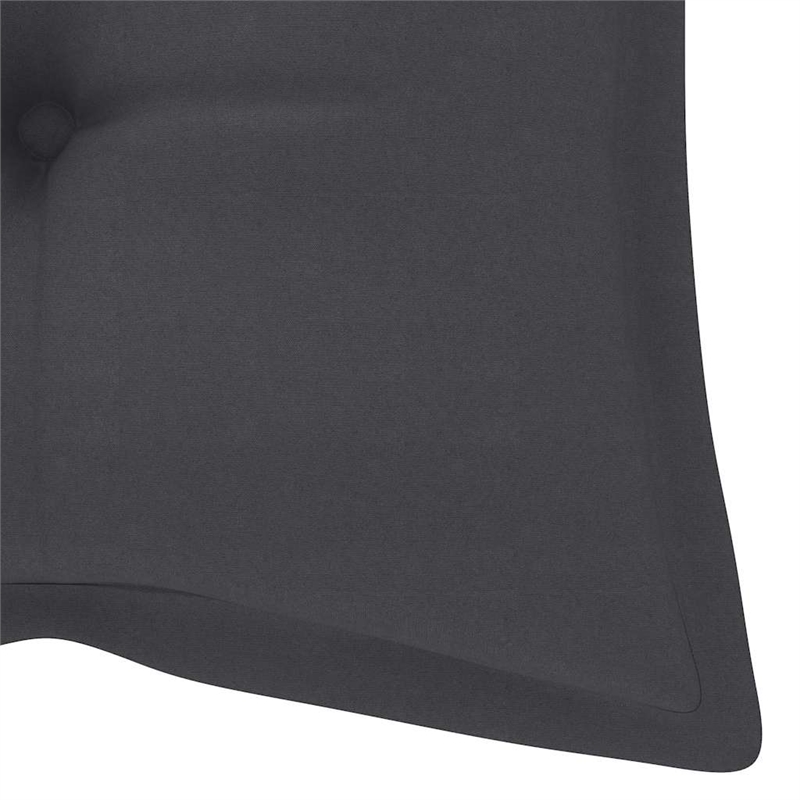 vidaXL Patio Bench with Cushion 47.2