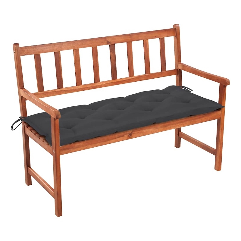 vidaXL Patio Bench with Cushion 47.2