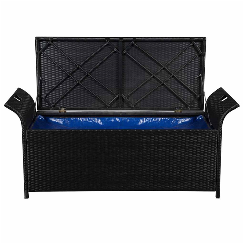 vidaXL Storage Bench with Cushion 54.3