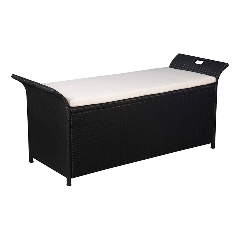 vidaXL Storage Bench with Cushion 54.3