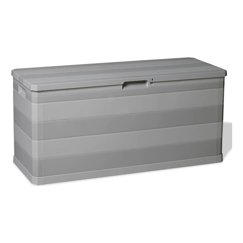 vidaXL Patio Storage Box Gray 46.1