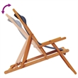 vidaXL Folding Beach Chairs 2 pcs Blue Fabric