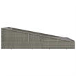 vidaXL Patio Bed Gray 43.3