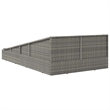 vidaXL Patio Bed Gray 43.3